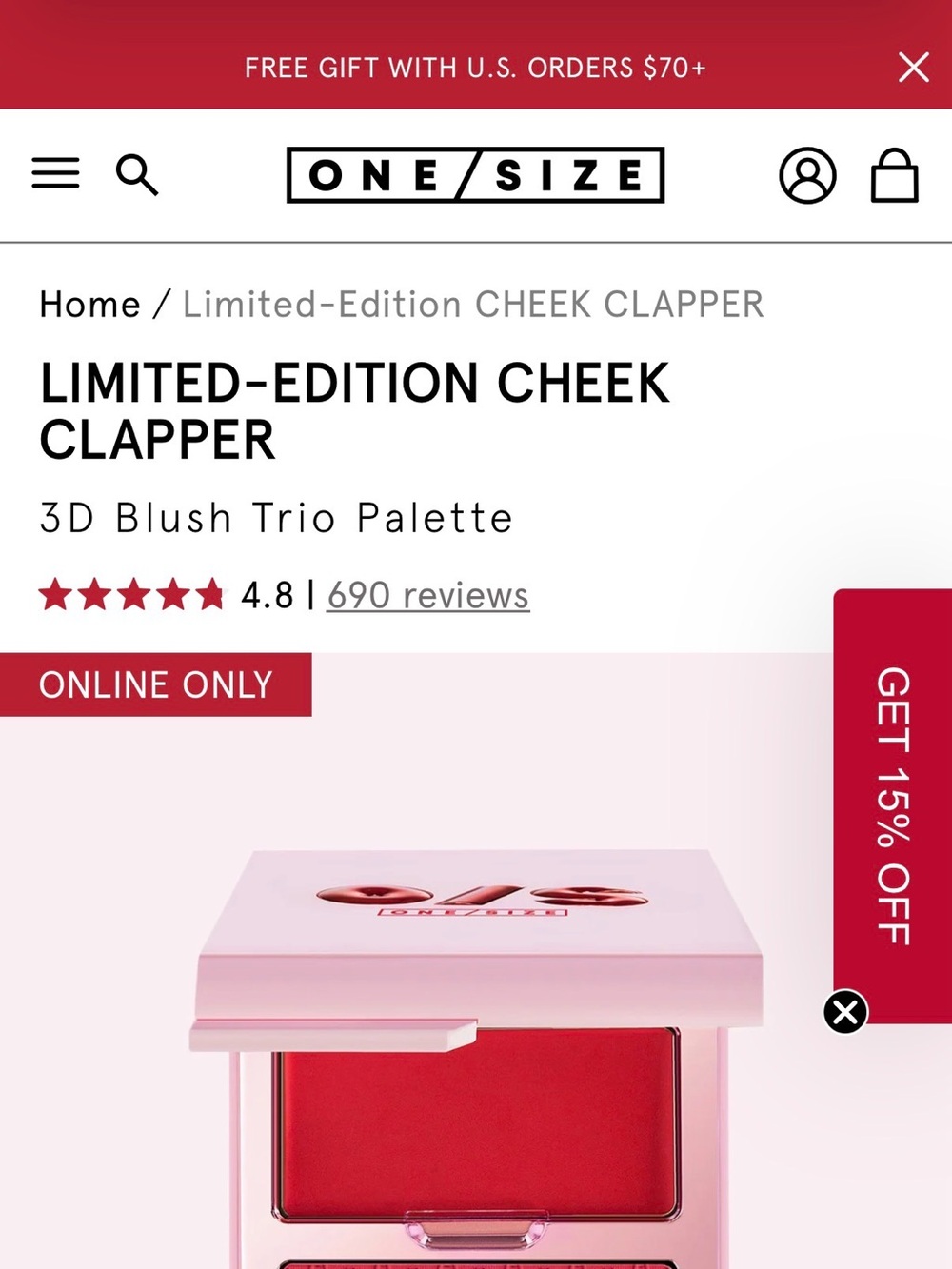 One Size Cheek Clapper NEW! - Picture 3 of 4